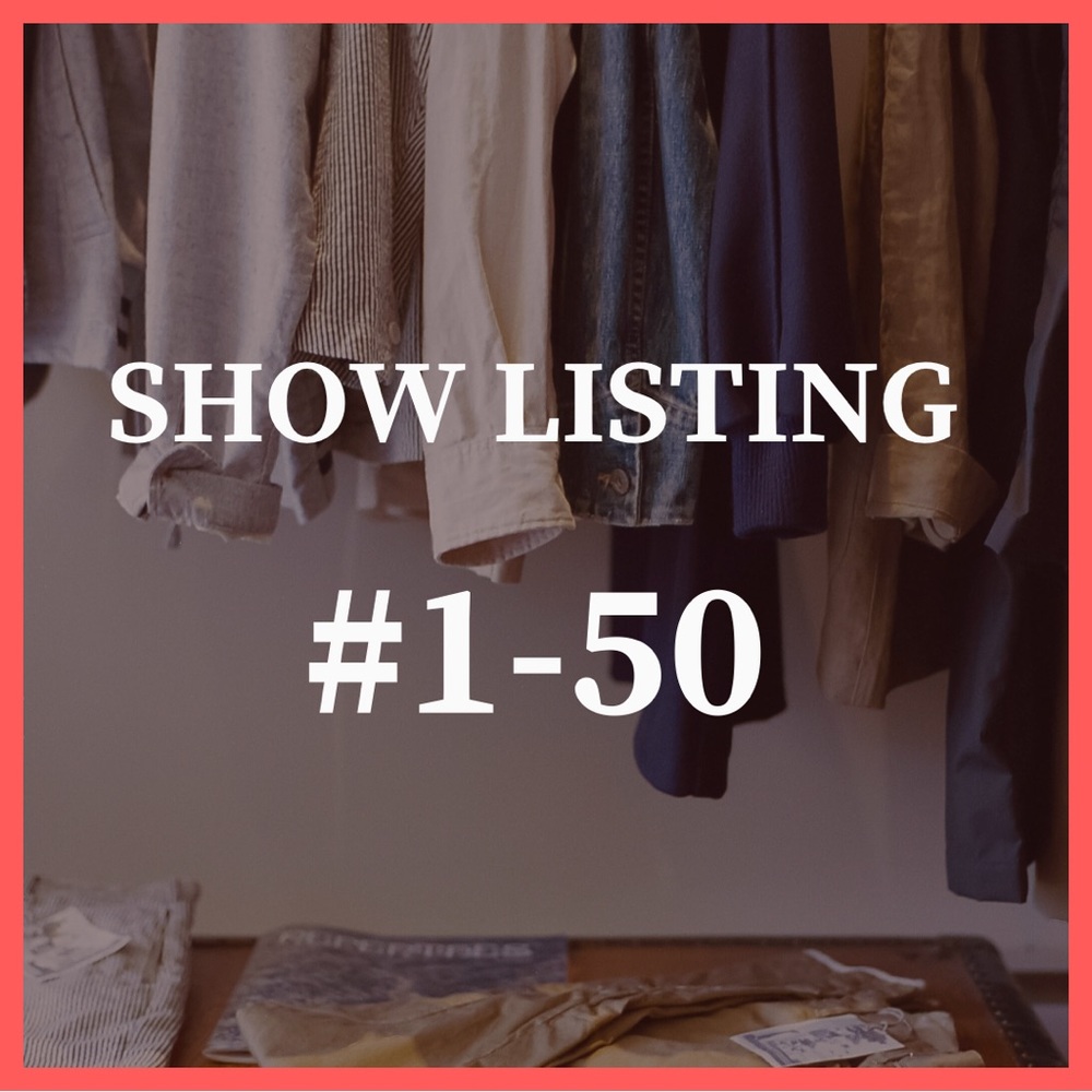 Unlisted Items Show 4/17/24 #1-50